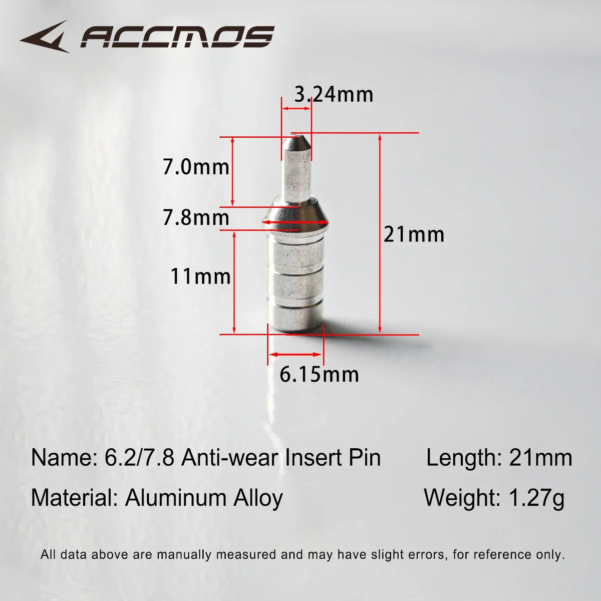 Nock Pin ID3 Aluminum Arrow Tail Shaft Archery Shooting Accessories