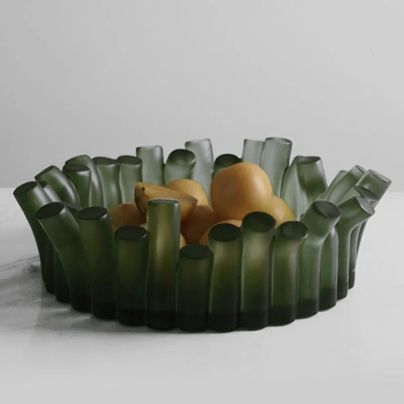 Minimalist Resin Decorative Fruit Bowl & Organizer Tray