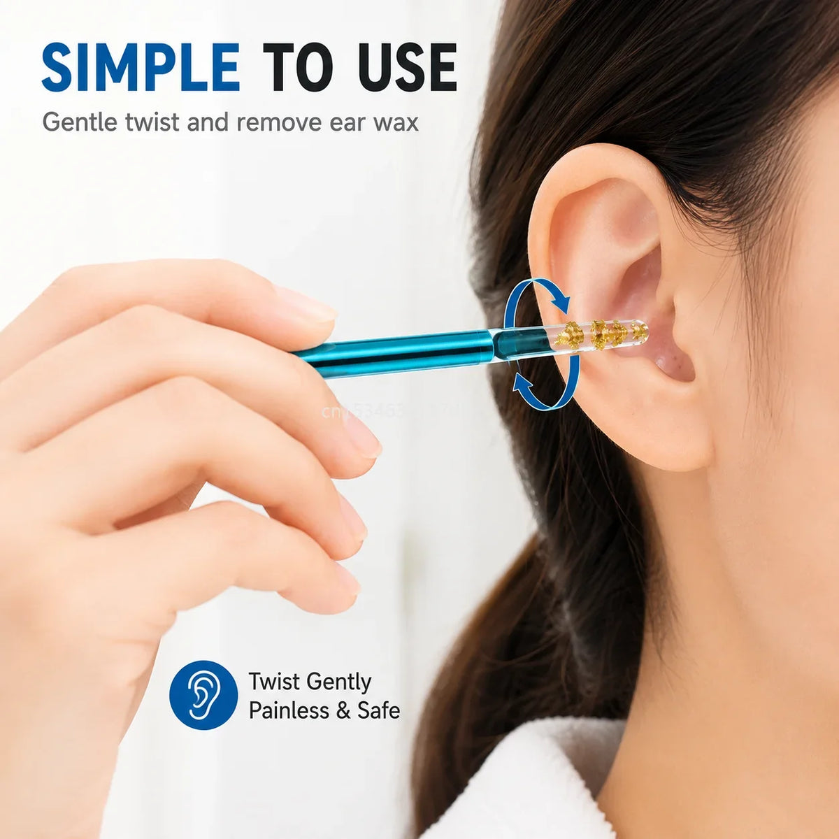 Silicone Ear Wax Cleaner & Sticky Ear Pick Kit – 24 Pcs