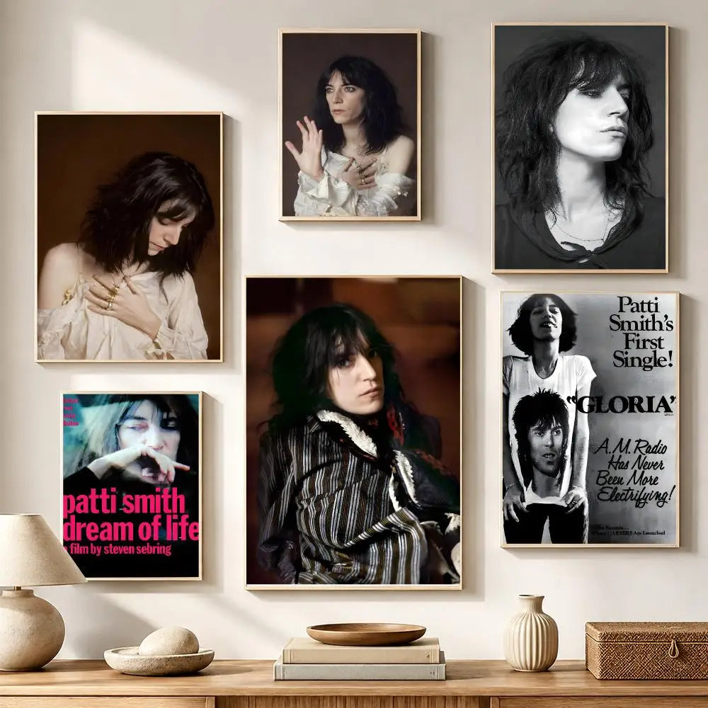 Patti Smith Poster – HD Waterproof PVC Wall Sticker