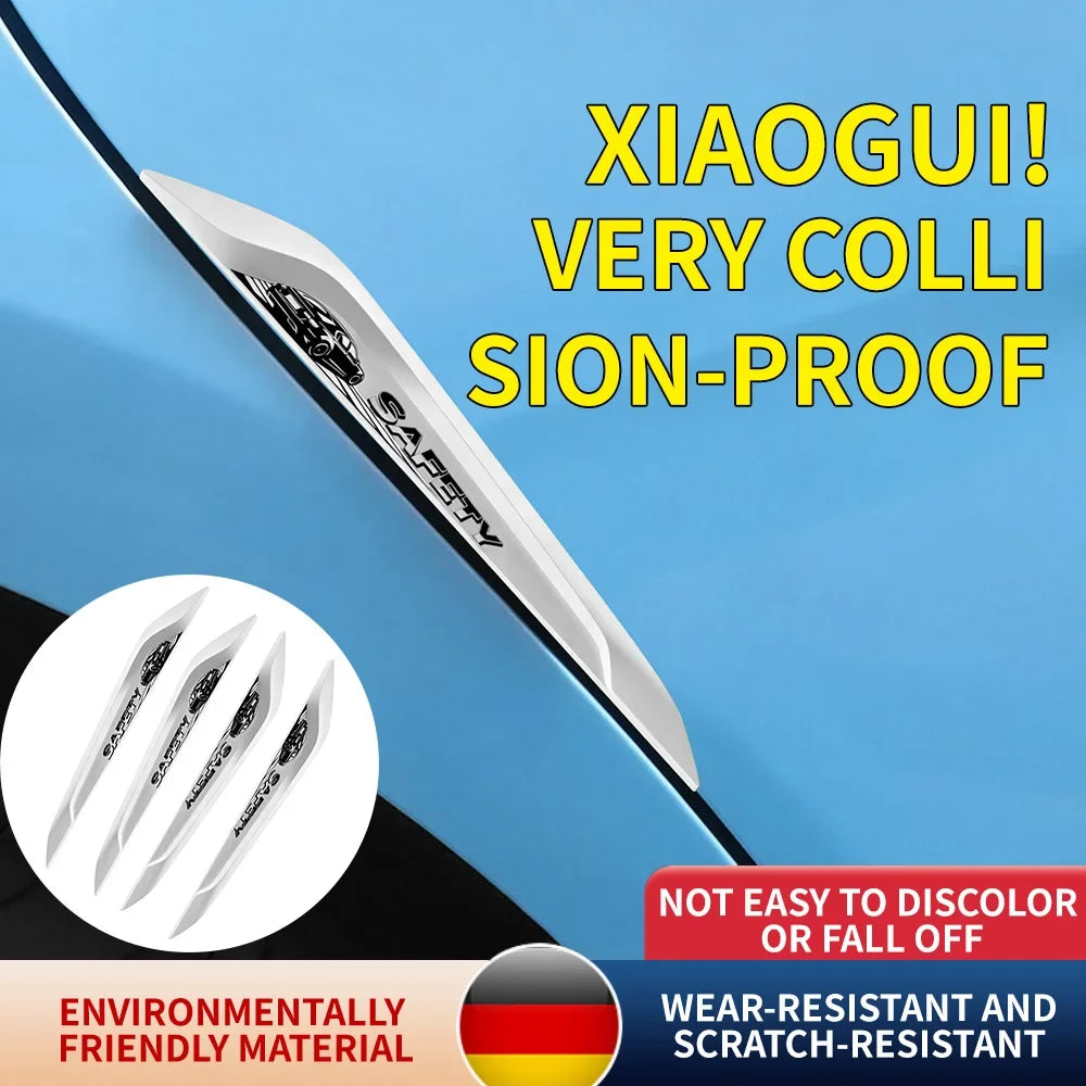 4-Pack Car Door Guard Anti-Scratch Strips – Universal Fit