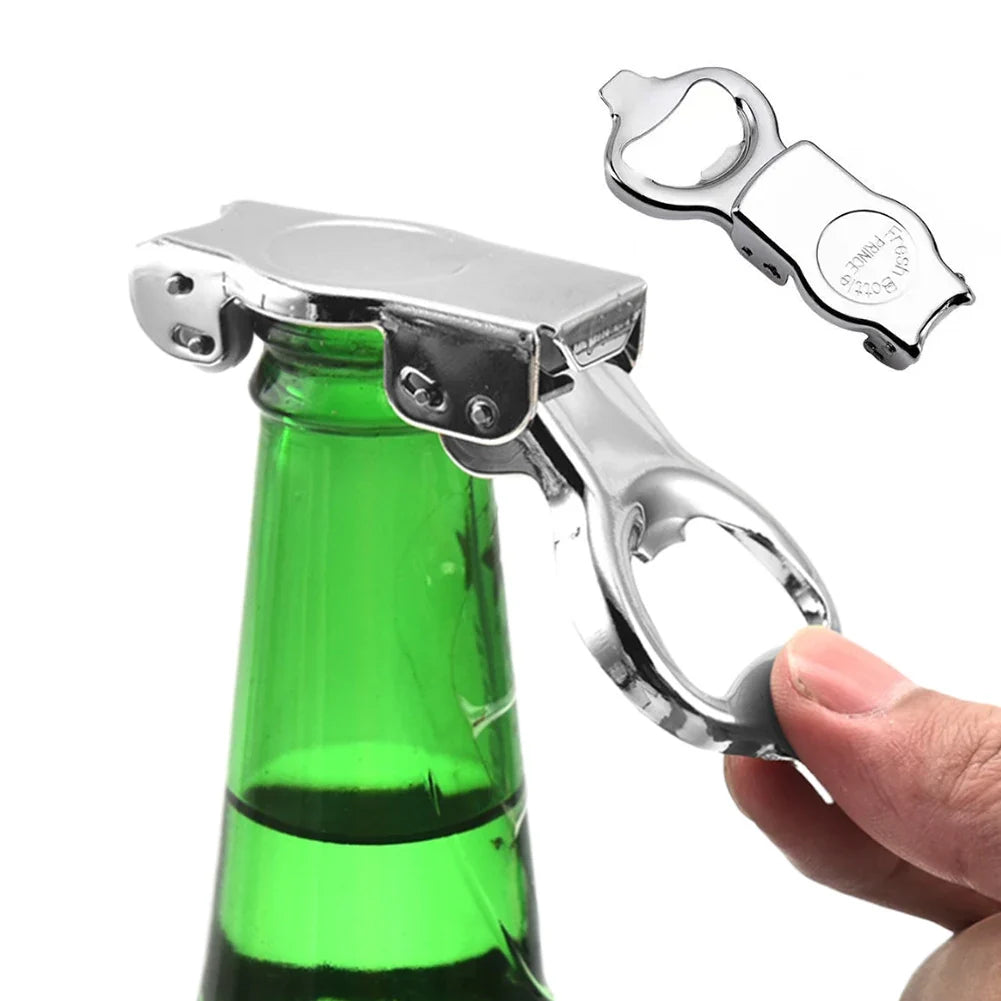 Stainless Steel Foldable Bottle Opener & Can Opener Multifunction