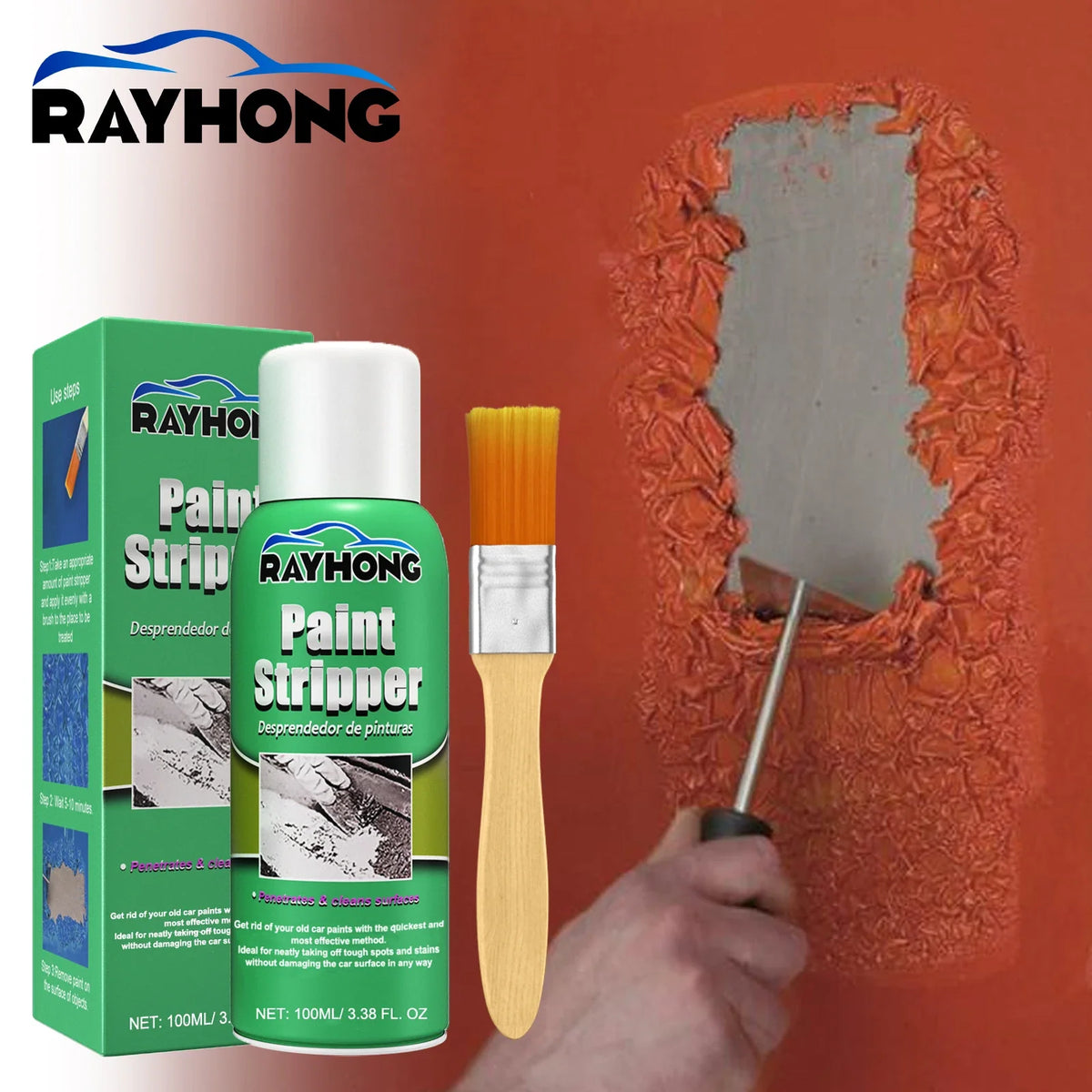 RayHong Paint Remover Kit – Car Wheel Hub & Metal Surface