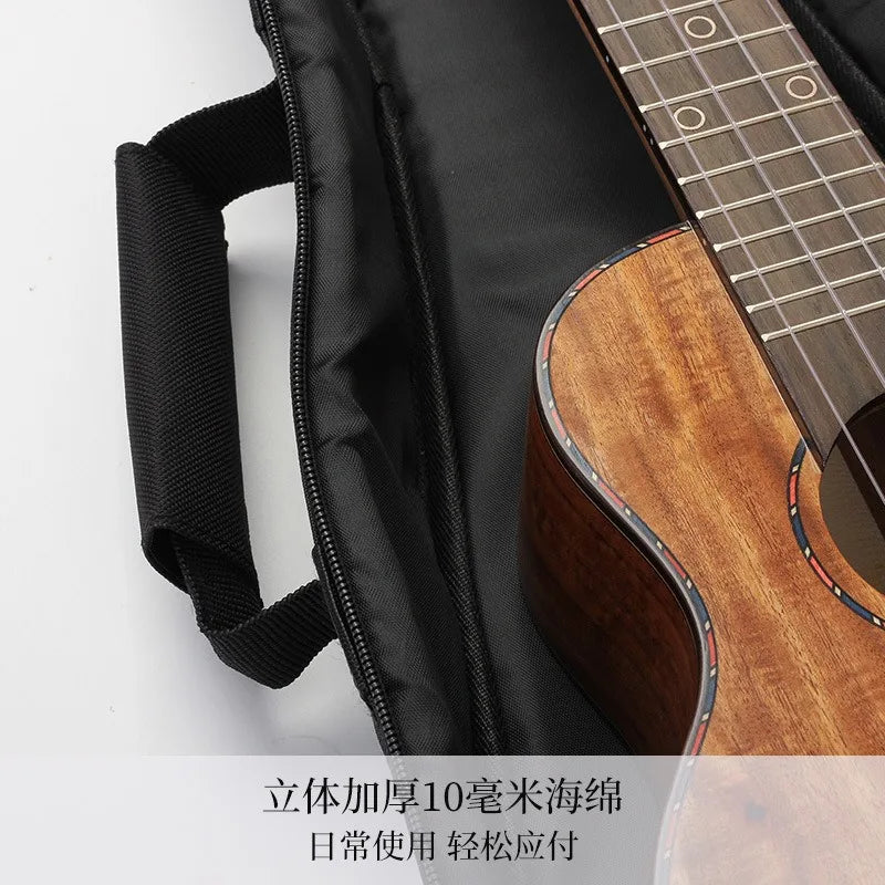 Cotton Thicken Pad Soprano Concert Tenor Baritone Ukulele Bag Guitar