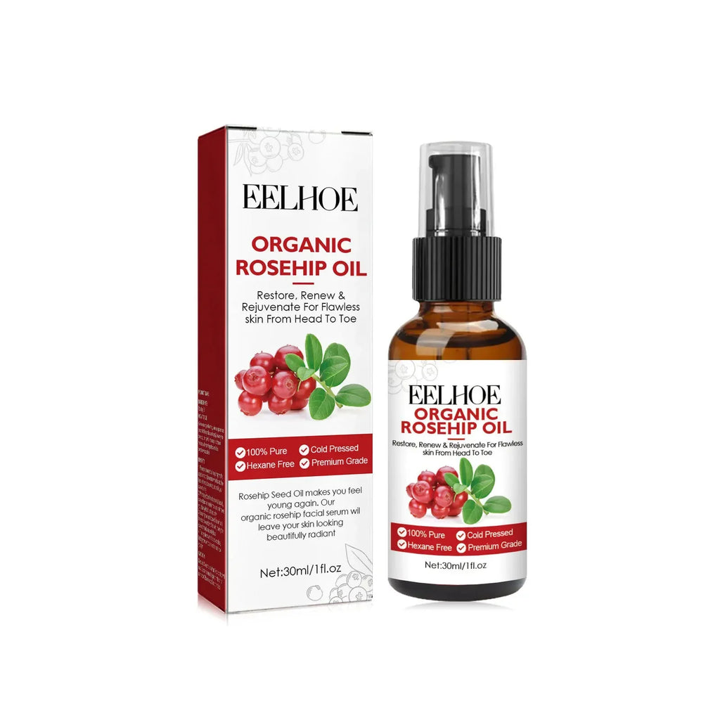 EELHOE 30ml Organic Rosehip Oil Face Serum – Hydrating & Firming