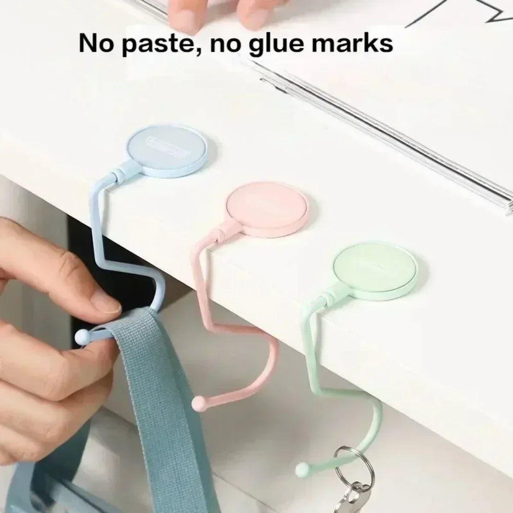 Cute Morandi Bag Hook Heavy Table Purse Travel Handbag Side Durable