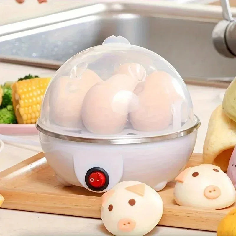 Electric Egg Cooker 7-Egg Capacity | Auto Shut-Off Steamer