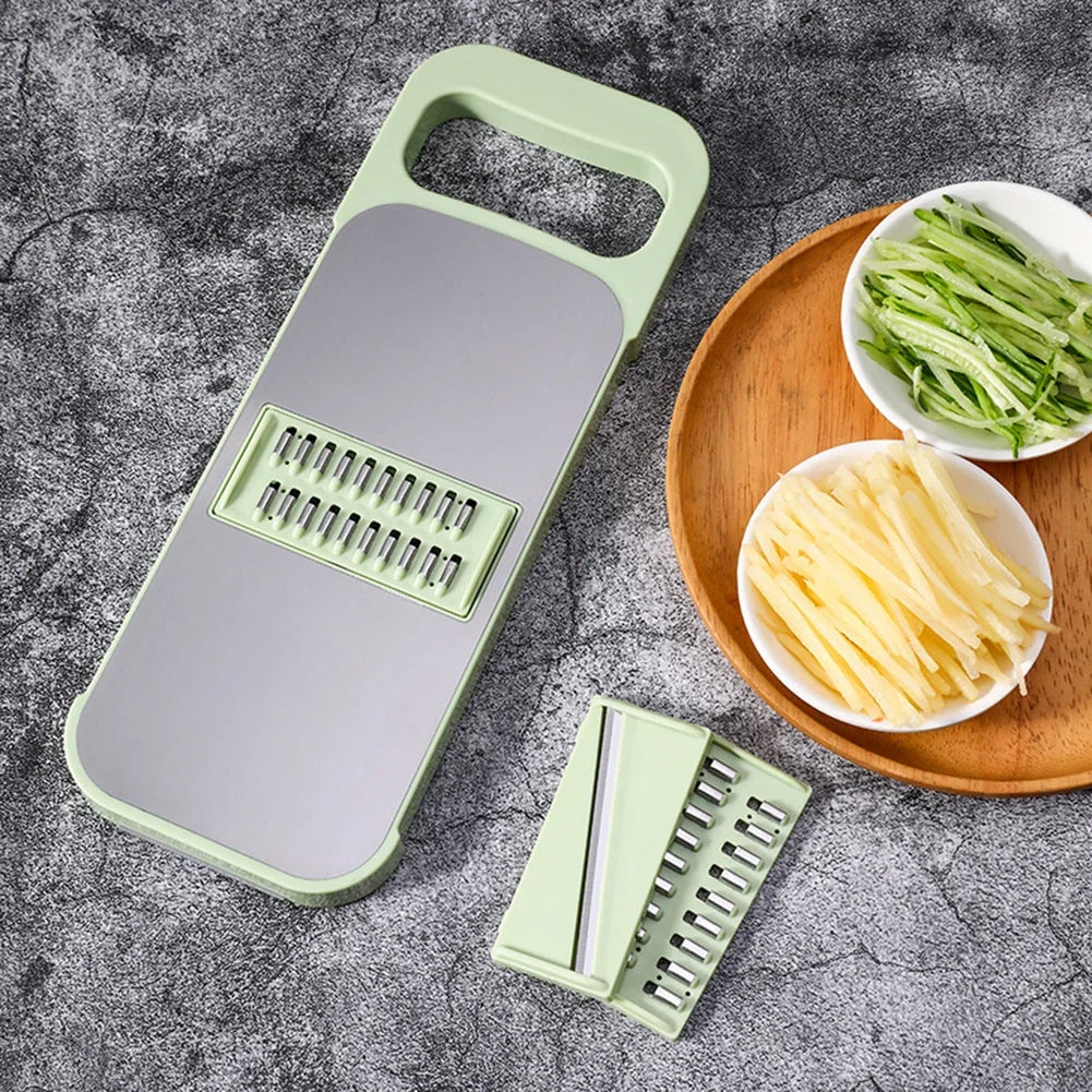5-in-1 Stainless Steel Vegetable Slicer Chopper & Cutter
