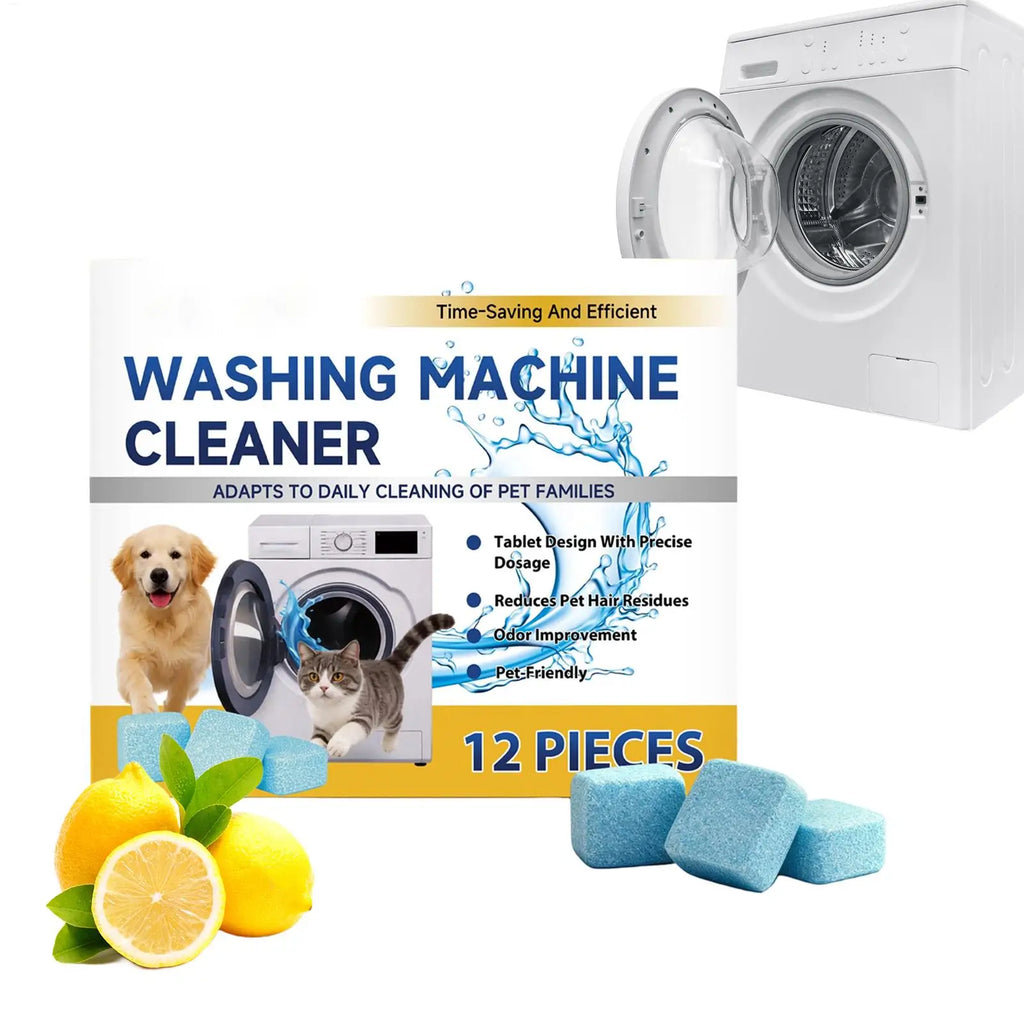 Washing Machine Cleaner Tablets 12-Pack | Deep Cleans All Loaders