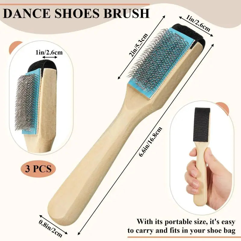Wooden Suede Sole Wire Brush – Dance Shoe Cleaner