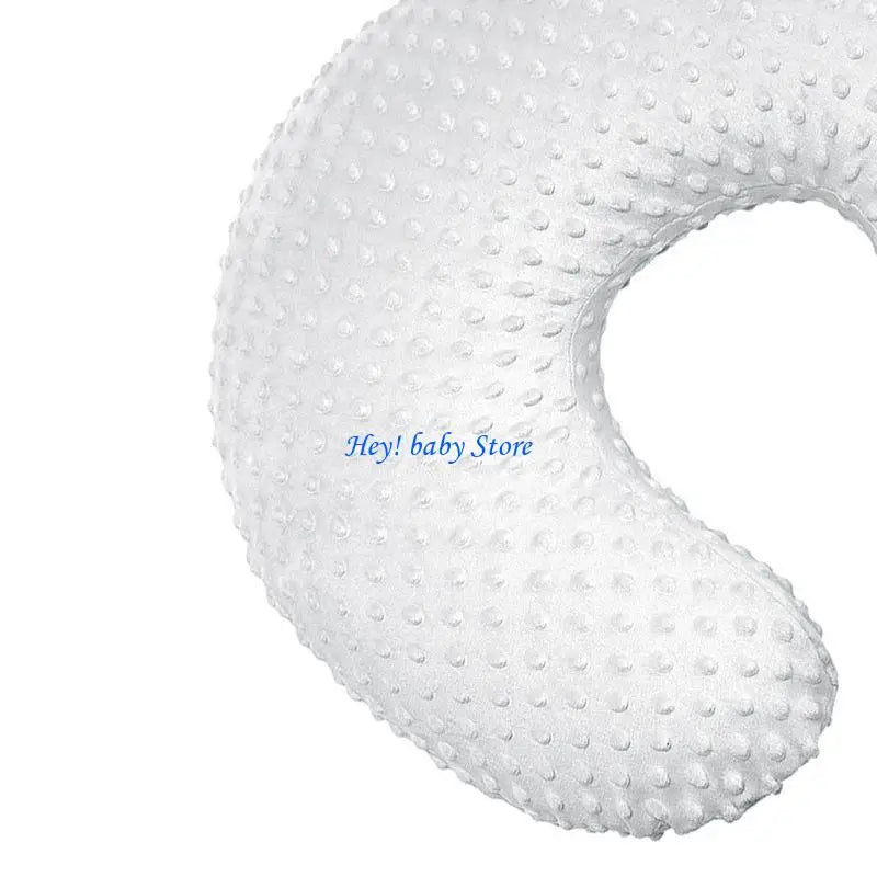 Nursing Pillow Cover Newborn | Soft Plush, Removable & Washable