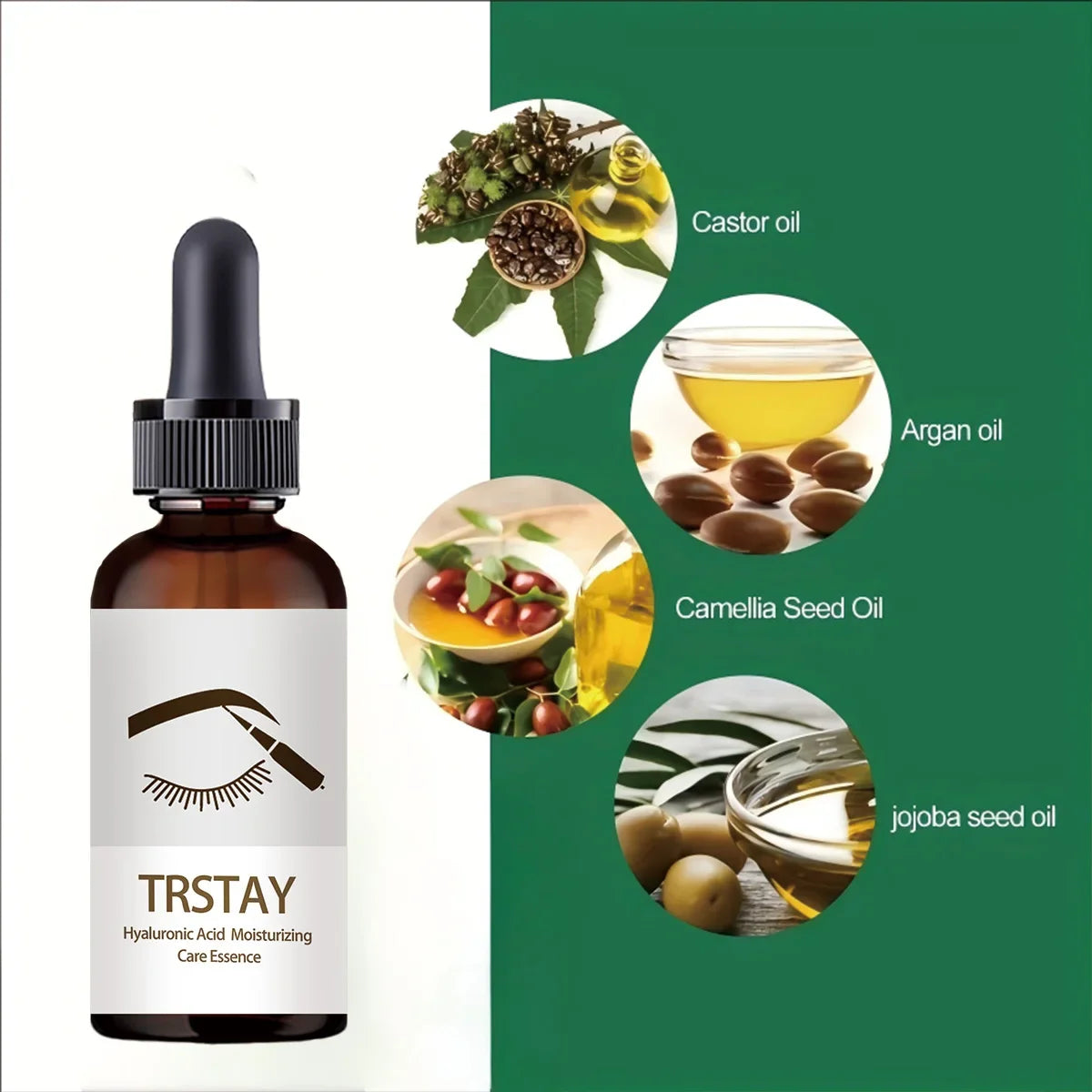 TRSTAY Eyelash Growth Essential Oil – Nourishing & Hydrating