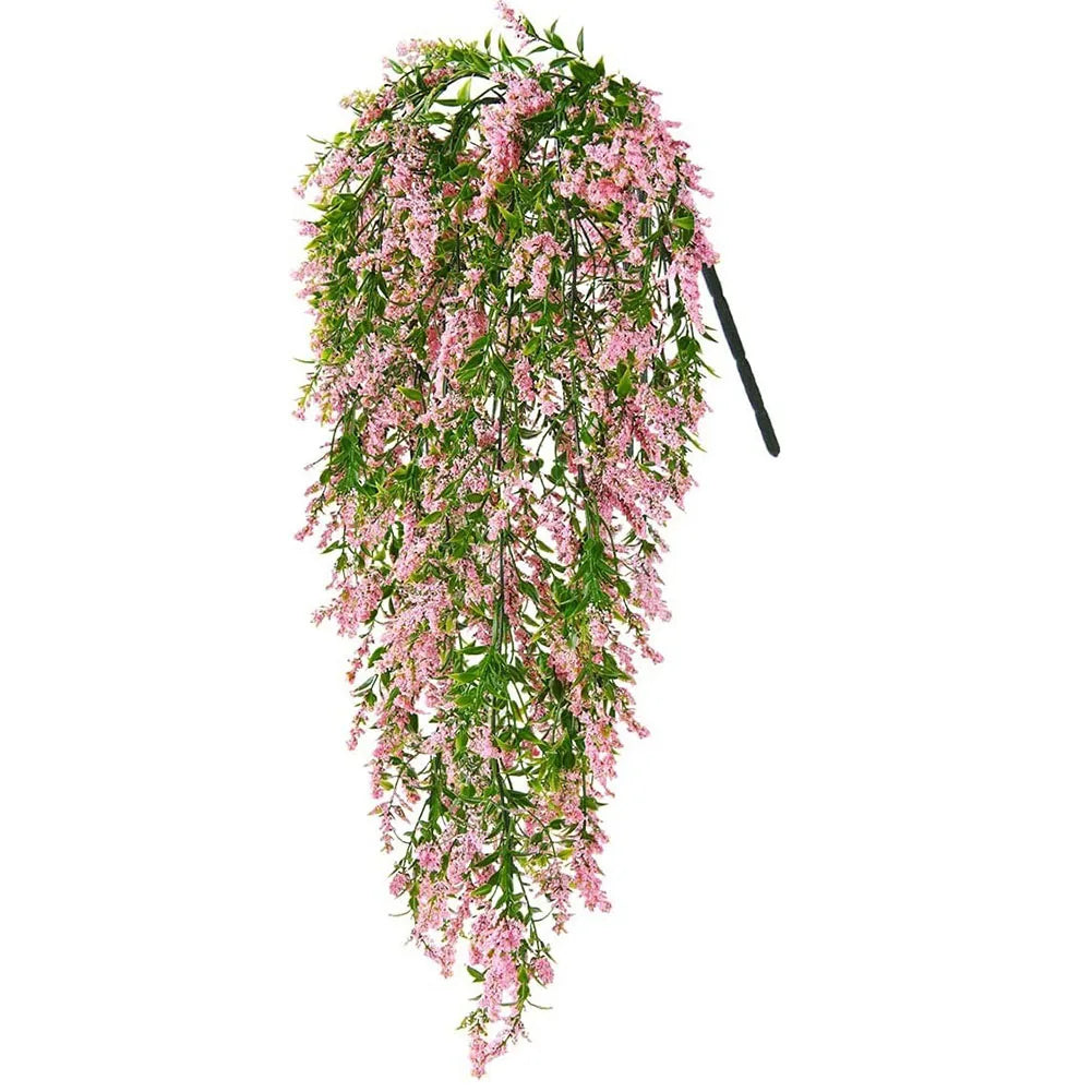 70cm Artificial Lavender Hanging Vines – 2 Pack | Home & Garden