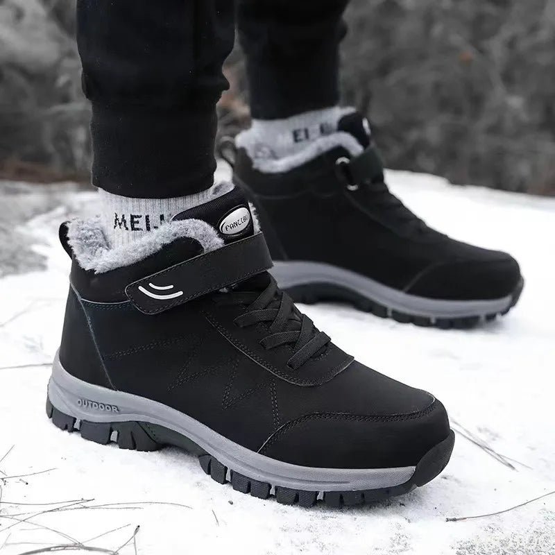 Men's Winter Snow Boots – Warm, Anti-Slip & Comfortable