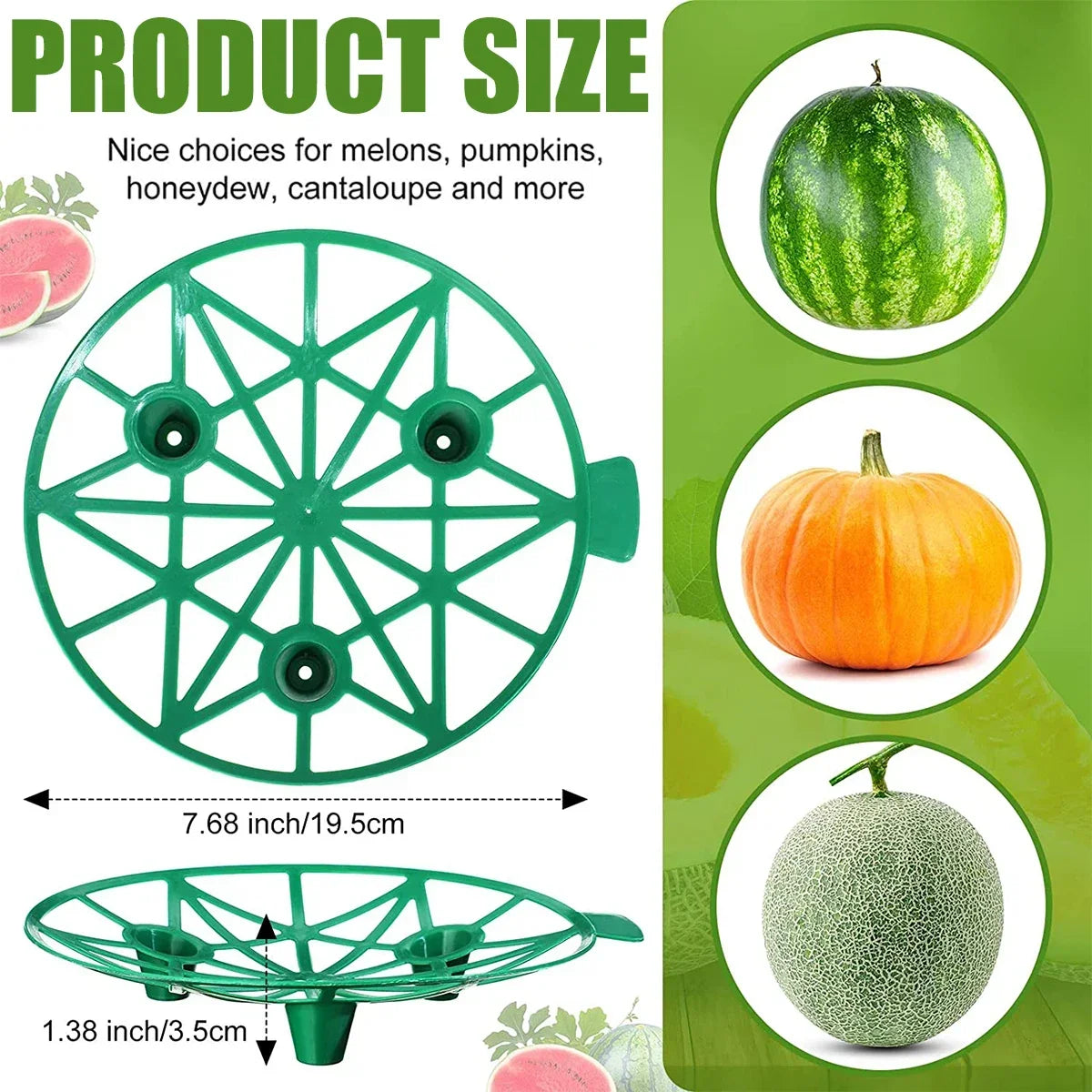 10-Pack Melon Cradle Fruit Support Trays – Holds Up to 8 lbs