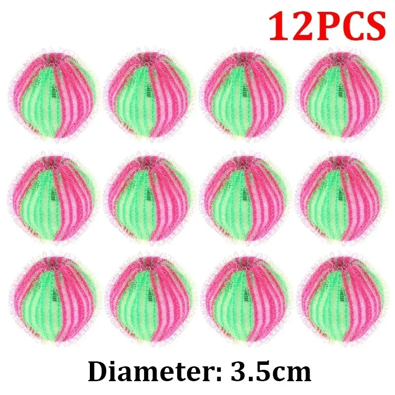 Laundry Lint & Hair Remover Balls – 6 or 12 Pack