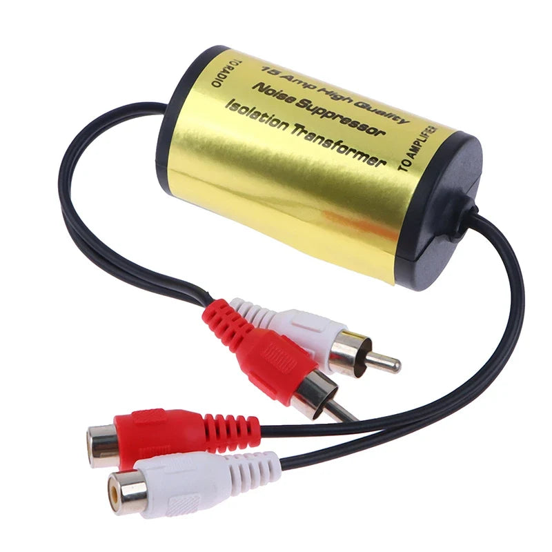 Audio Ground Loop Isolator Noise Filter – Car & Home Stereo