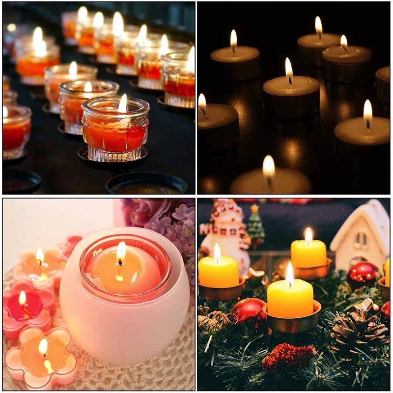 Candle Wick Sticker Tabs – Heat-Resistant Double-Sided Foam