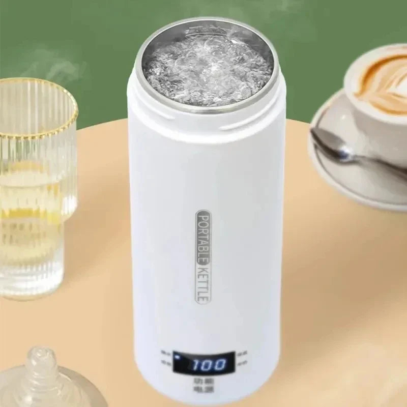 HOMEFISH 450ml Portable Electric Travel Kettle | Anti-Scald