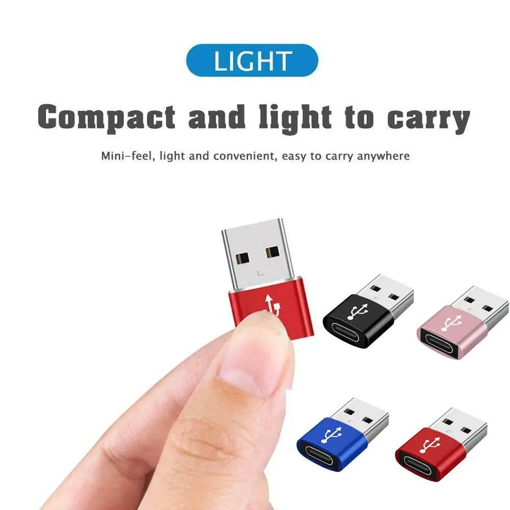 USB-A to USB-C OTG Adapter – Male to Female Converter