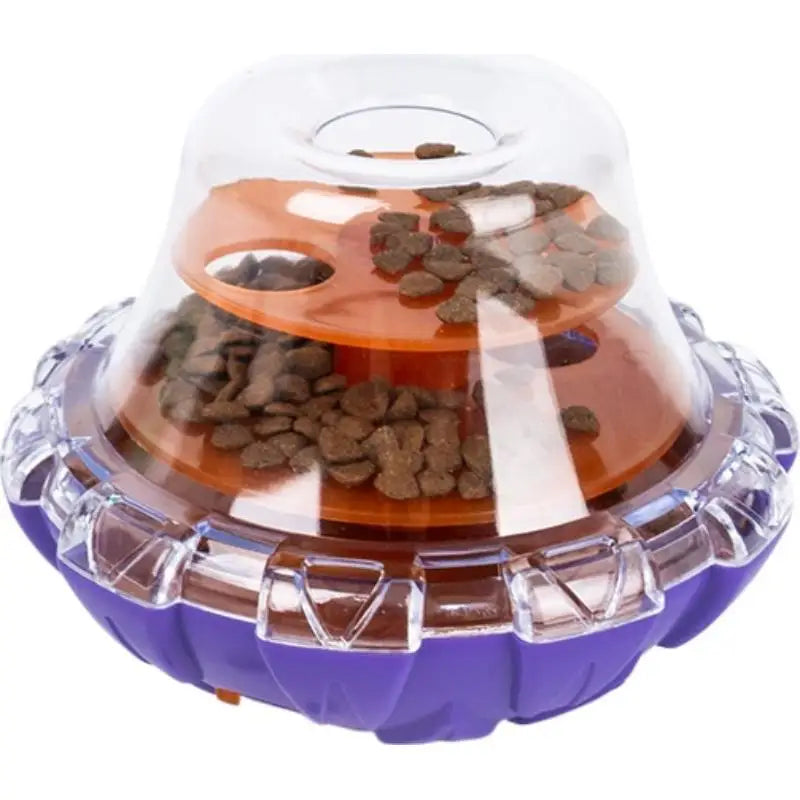 Dog & Cat Slow Feeder Wobble Tumbler Treat Dispenser Toy
