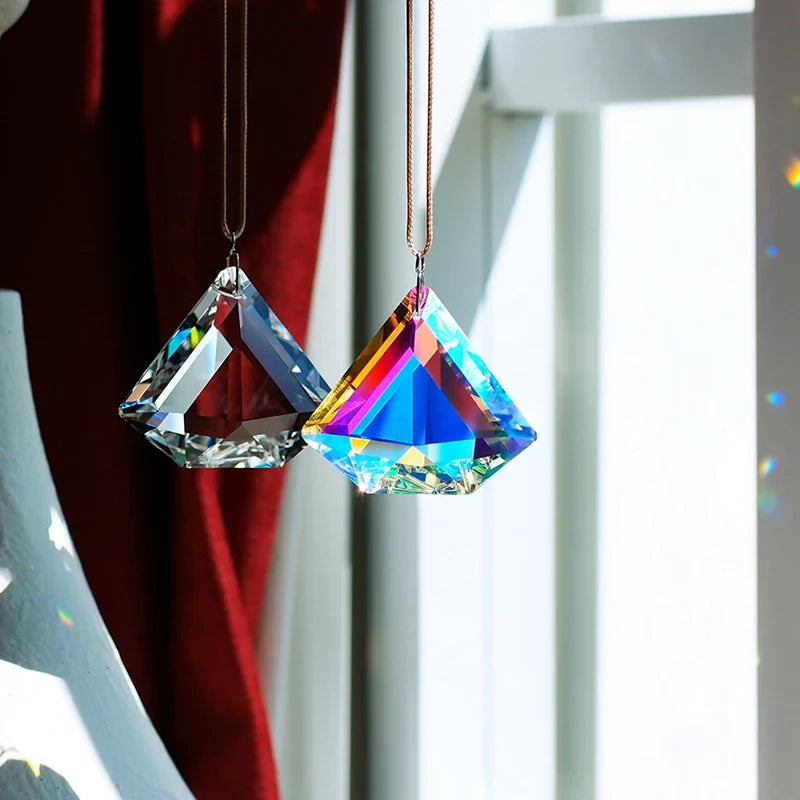Crystal Prism Sun Catcher – Rainbow Garden Window Ornament