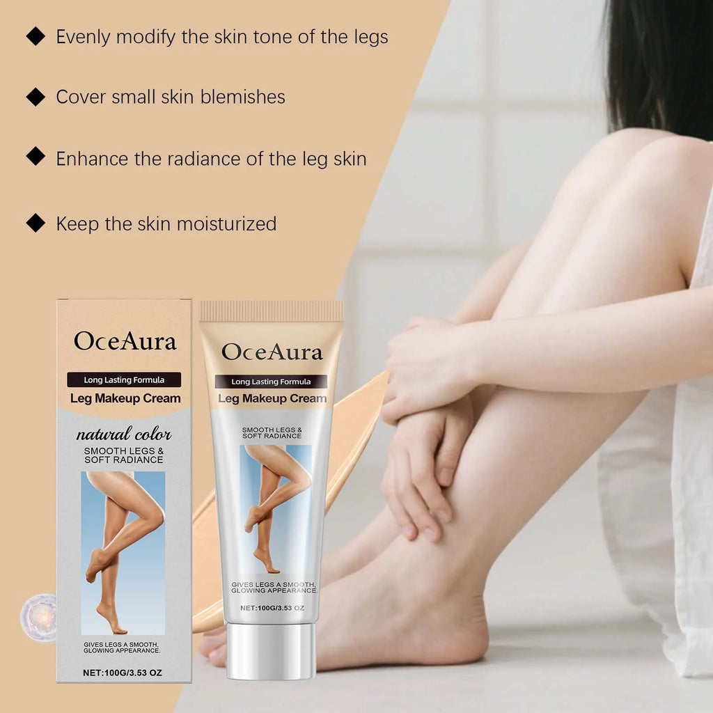 OceAura Leg Makeup Cream | Body Foundation & Concealer 100g
