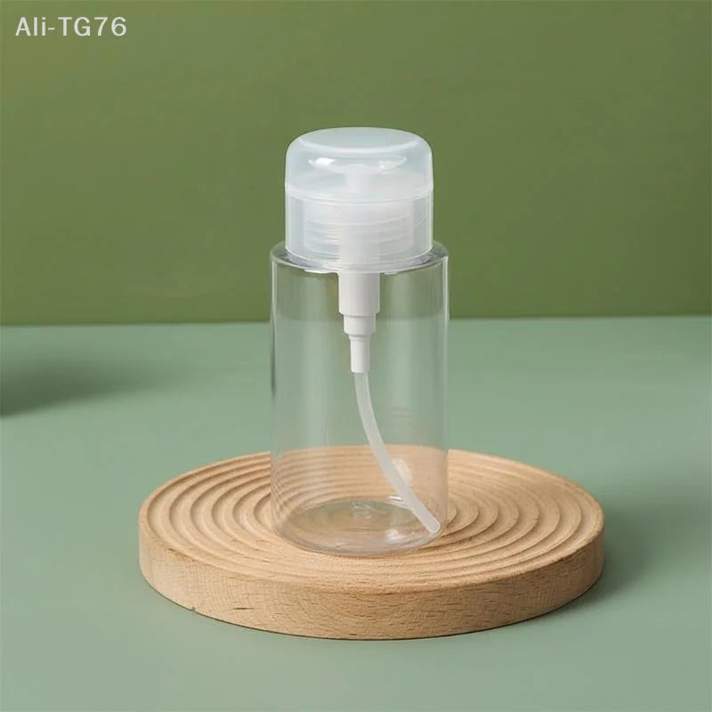 Refillable Press Pump Dispenser Bottle | Nail Polish Remover