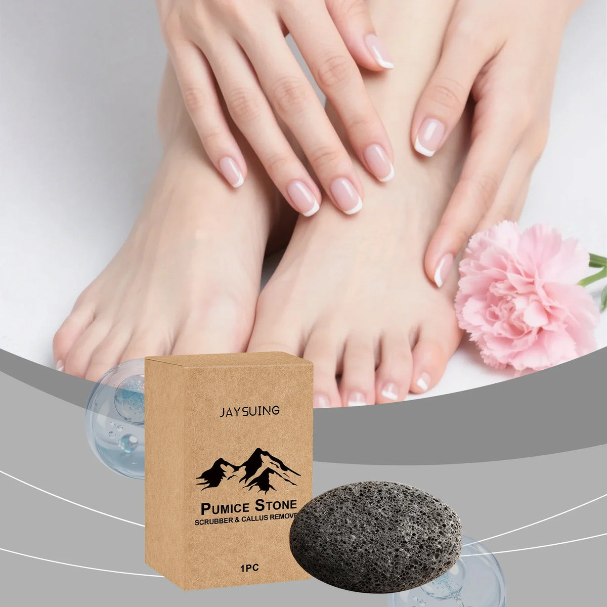 Natural Volcanic Pumice Stone – Foot & Hand Exfoliating File