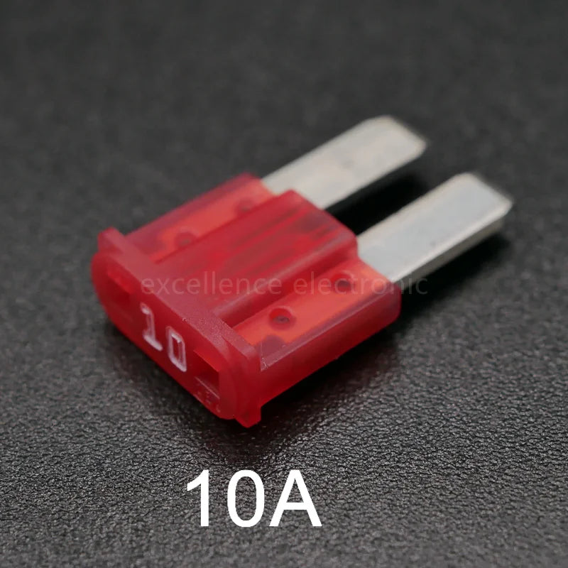 100 50 Mini M2 Car Fuse Long Foot Insert 5Amp 7 10Amp 15A 20A 25A 30A