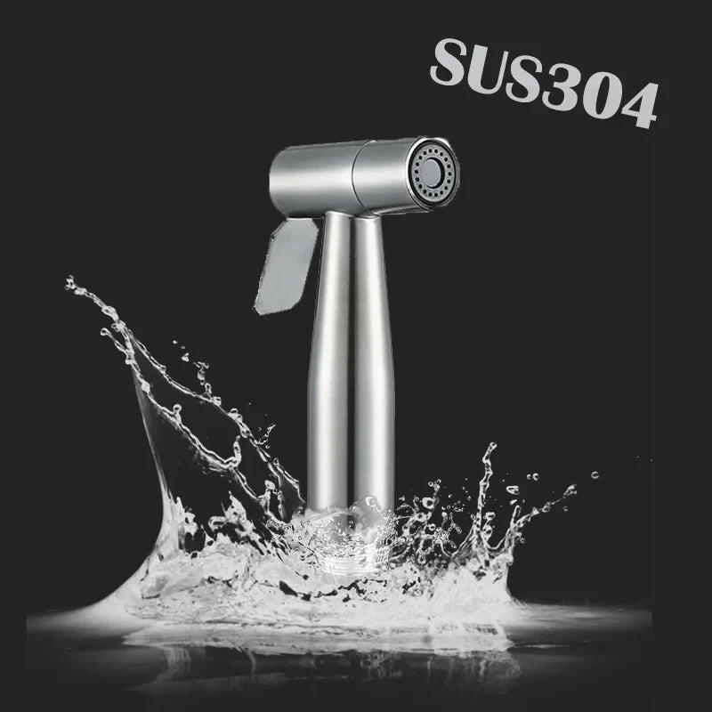 Baokemo Stainless Steel Portable Bathroom Outdoor Cleaning Booster