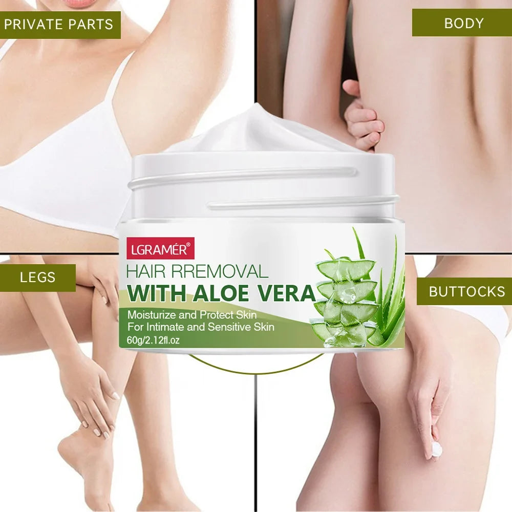 REAROYA Painless Hair Removal Cream – Body, Face & Underarm