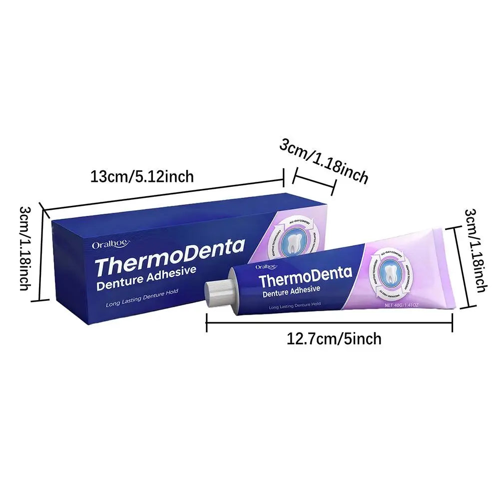 Zinc-Free Denture Fixing Adhesive – 4-Day Hold, 28g Tube