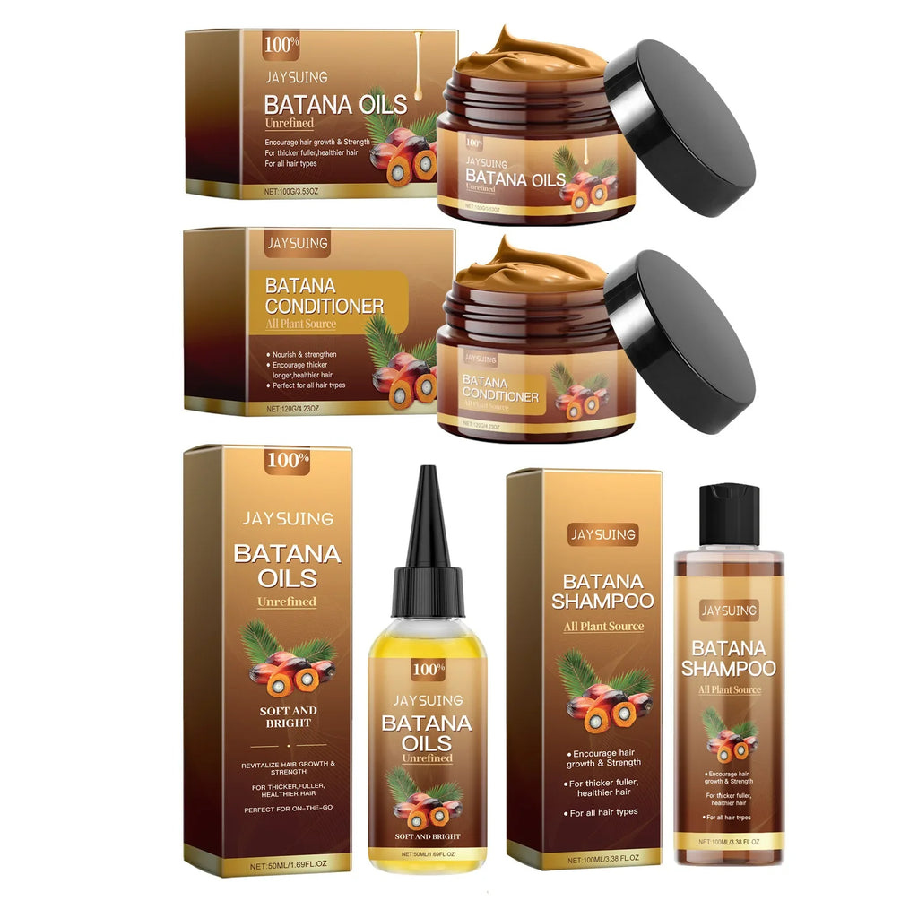 Jaysuing Batana Oil Hair Set – Shampoo, Mask & Serum