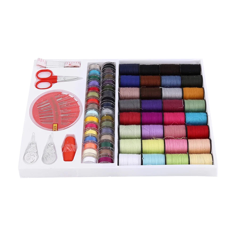 Sewing 64 Thread Spools Storage Case Light Weight Dress Making Crafts