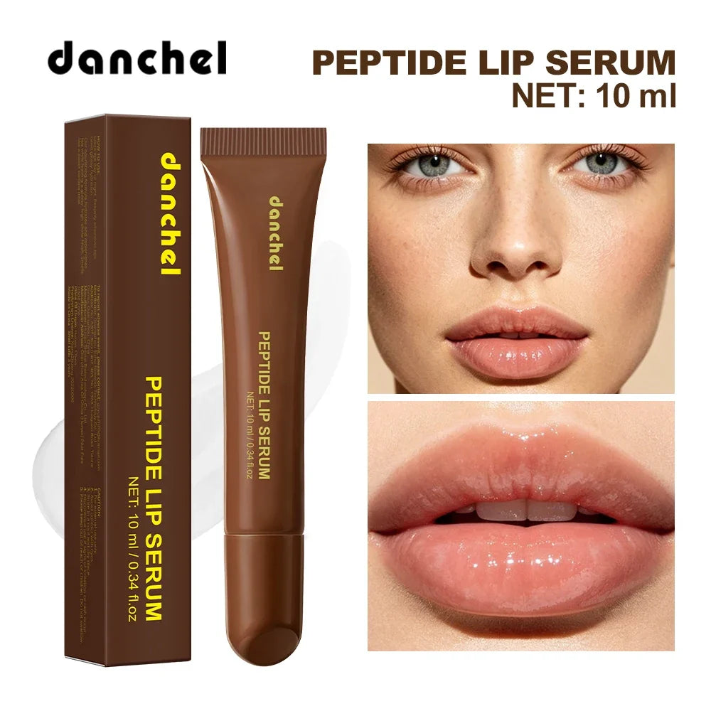 Caramel Banana Lip Gloss & Balm – Hydrating Peptide Lip Glaze