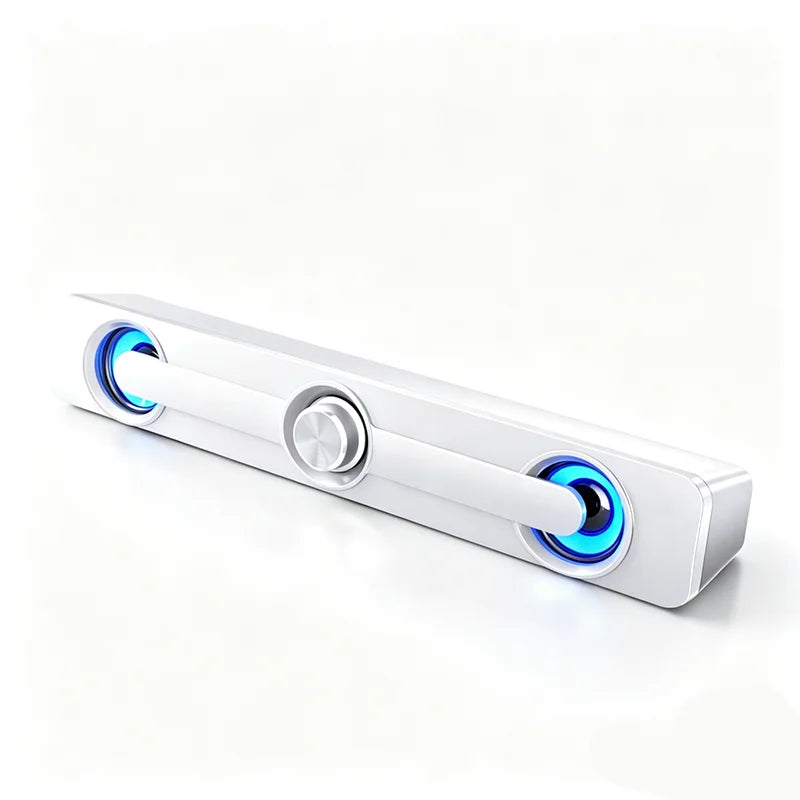 AyeBeau Wired USB Soundbar Speaker for PC, Laptop & TV
