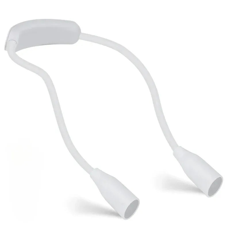 LED Neck Reading Light | 360° Flexible Arms | Battery Powered
