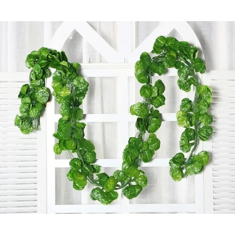 Artificial Liana Vine Wall Hanging Fake Plants Ivy String Leaves