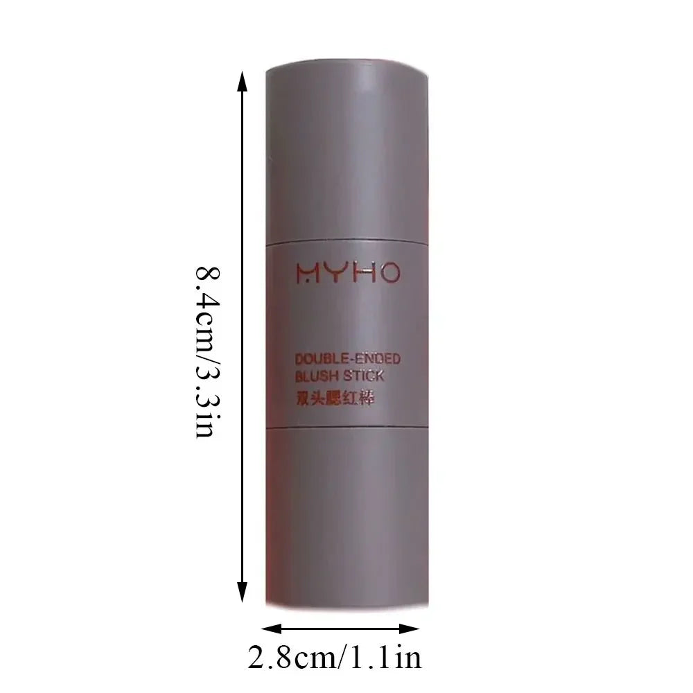 Double-Ended Creamy Blush Stick – Matte, Long-Lasting | Lakerain
