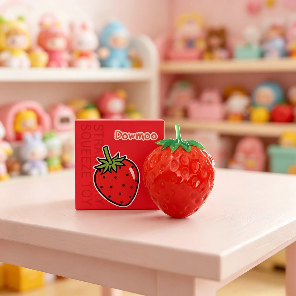 Strawberry Squishy Slow Rising Fidget Toy | Sensory Squeeze