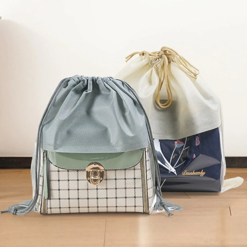 5-Pack Dustproof Drawstring Handbag Storage Bags | Moisture-Proof