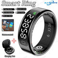 R11 Smart Ring Display Screen Touch Zikr Tasbih Counter Charging Box