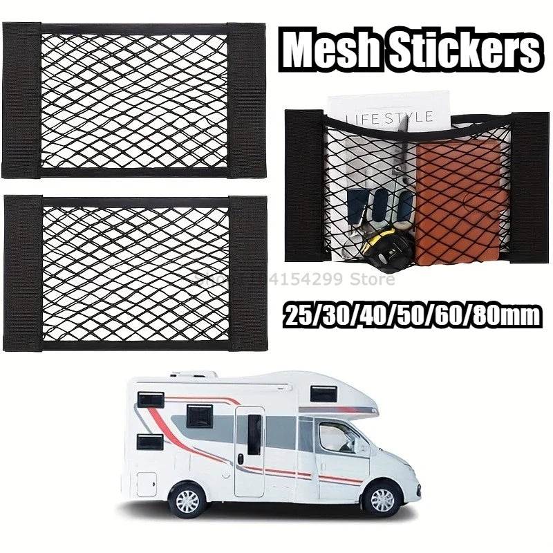 Car Trunk Net Mesh Organizer – Universal Elastic Storage Bag