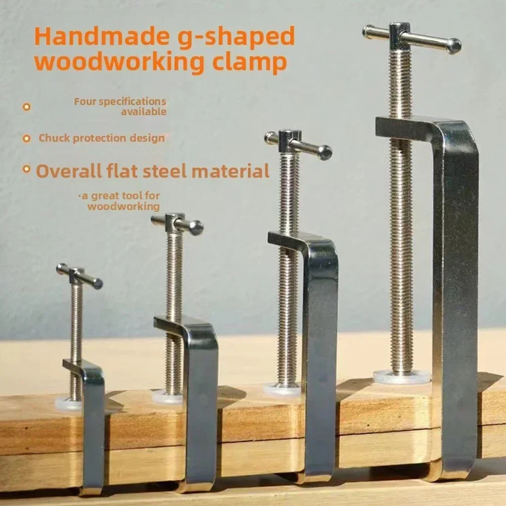 Heavy-Duty G-Clamp Deep Reach C Clamp – Wood & Metalworking