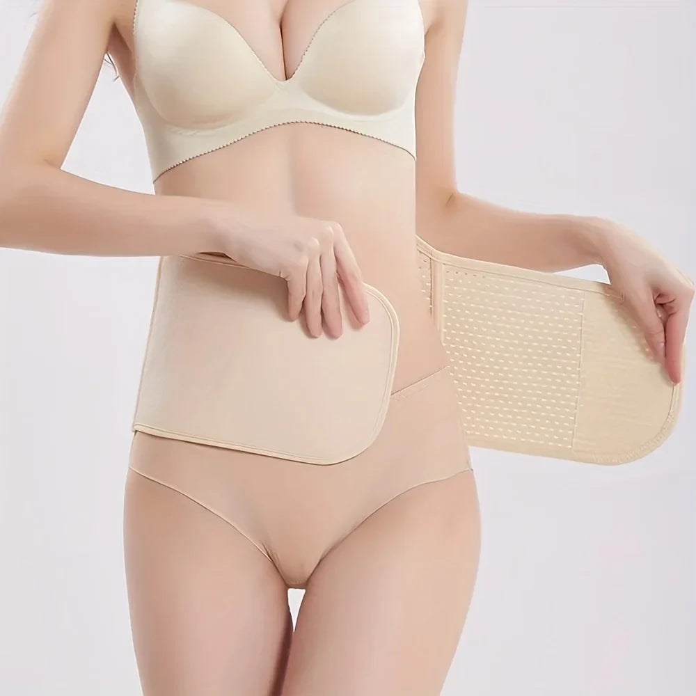 Adjustable Breathable Lumbar Support Belt | Black Polyester