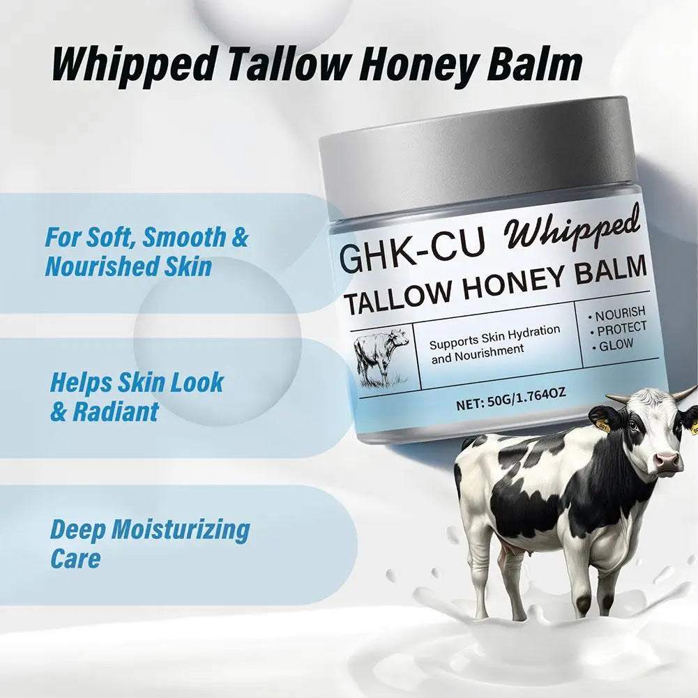 GHK-Cu Copper Peptide Beef Tallow Cream – Manuka Honey