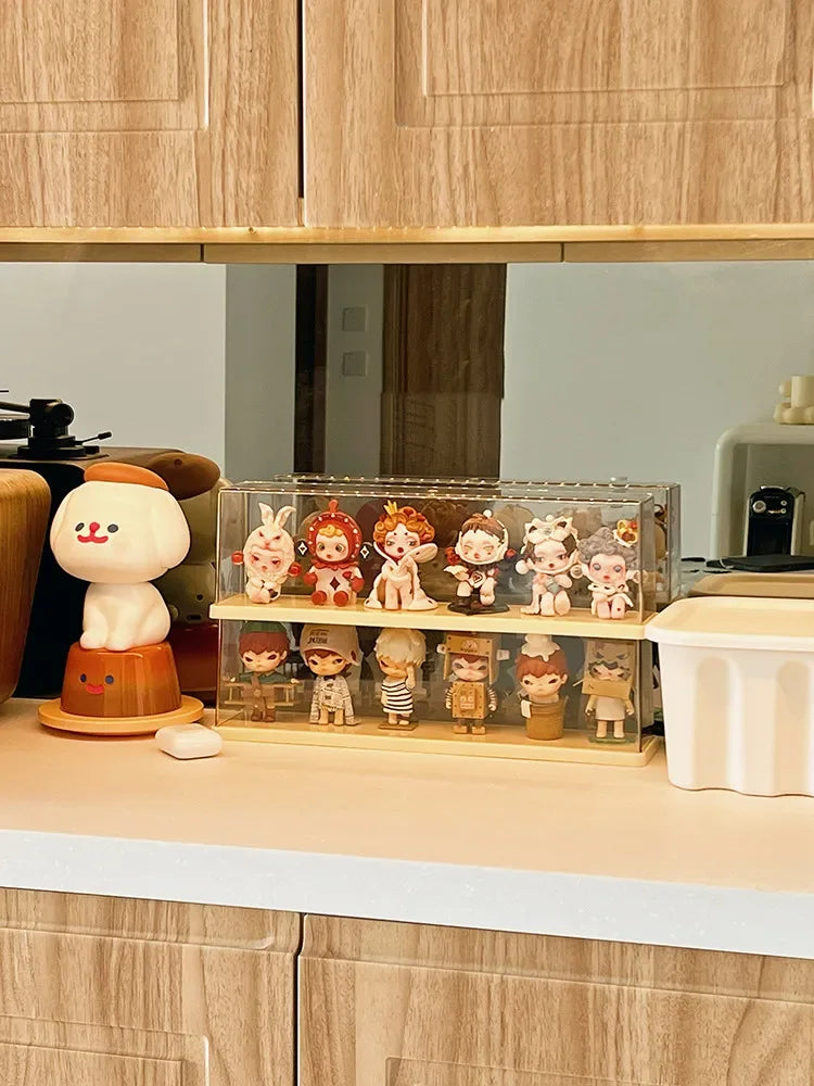 Acrylic Figure Display Case – Dustproof Toy & Doll Showcase