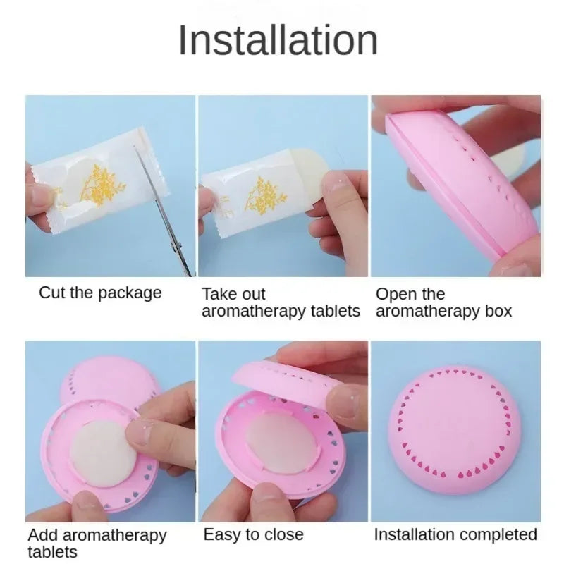 Long-Lasting Home Air Freshener Fragrance Discs | Shell Case