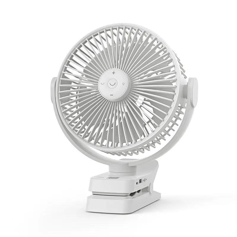 8-Inch Clip Fan Rechargeable – 12000mAh, 24H Battery